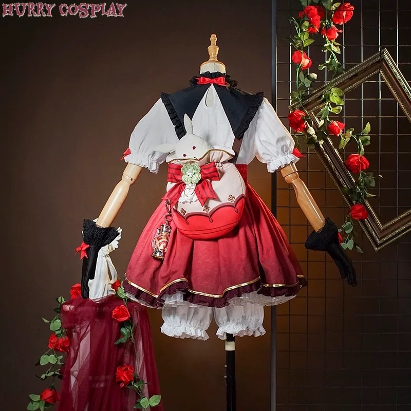 Game Cosplay,Genshin Impact,Genshin Impact Witch Keliki Flower New Costume Star Candle Suit